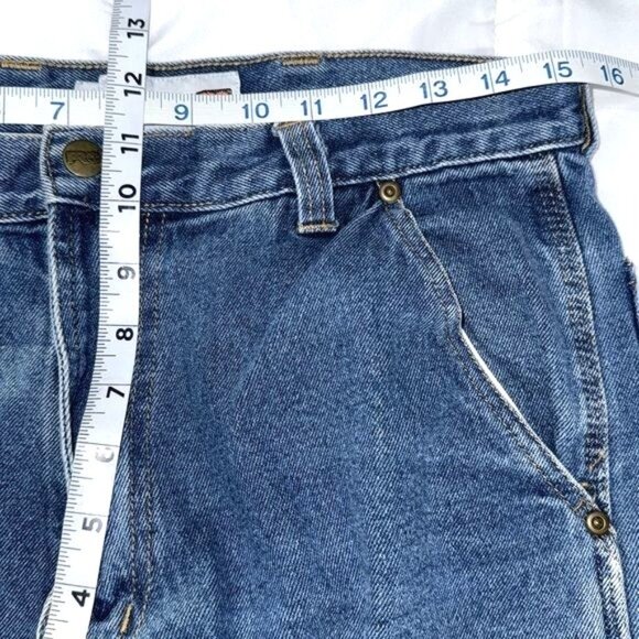 Timberland Pro Series Mens Denim Carpenter Jeans 32x30 100% Cotton Relaxed Fit D - Picture 11 of 12